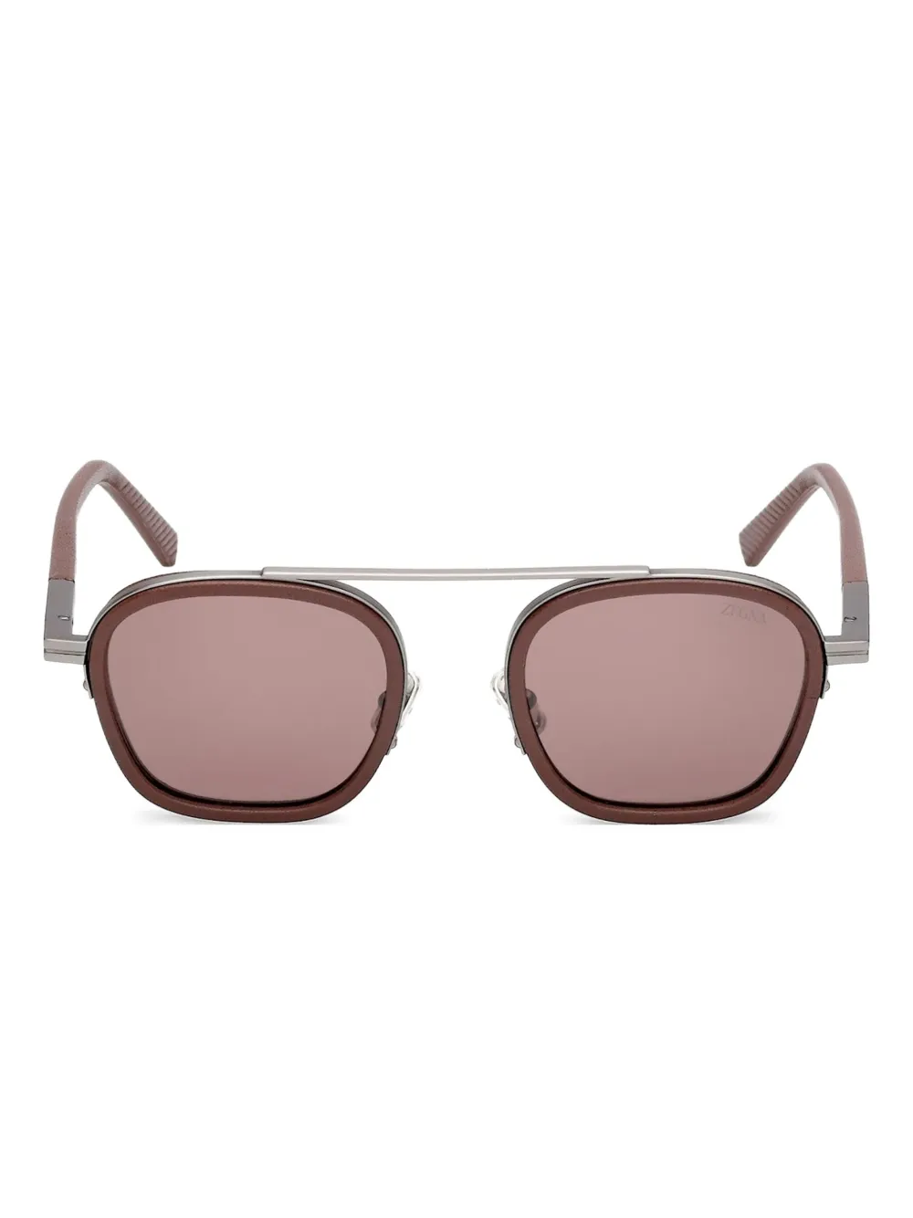 Zegna square-frame sunglasses | Brown | Image 1