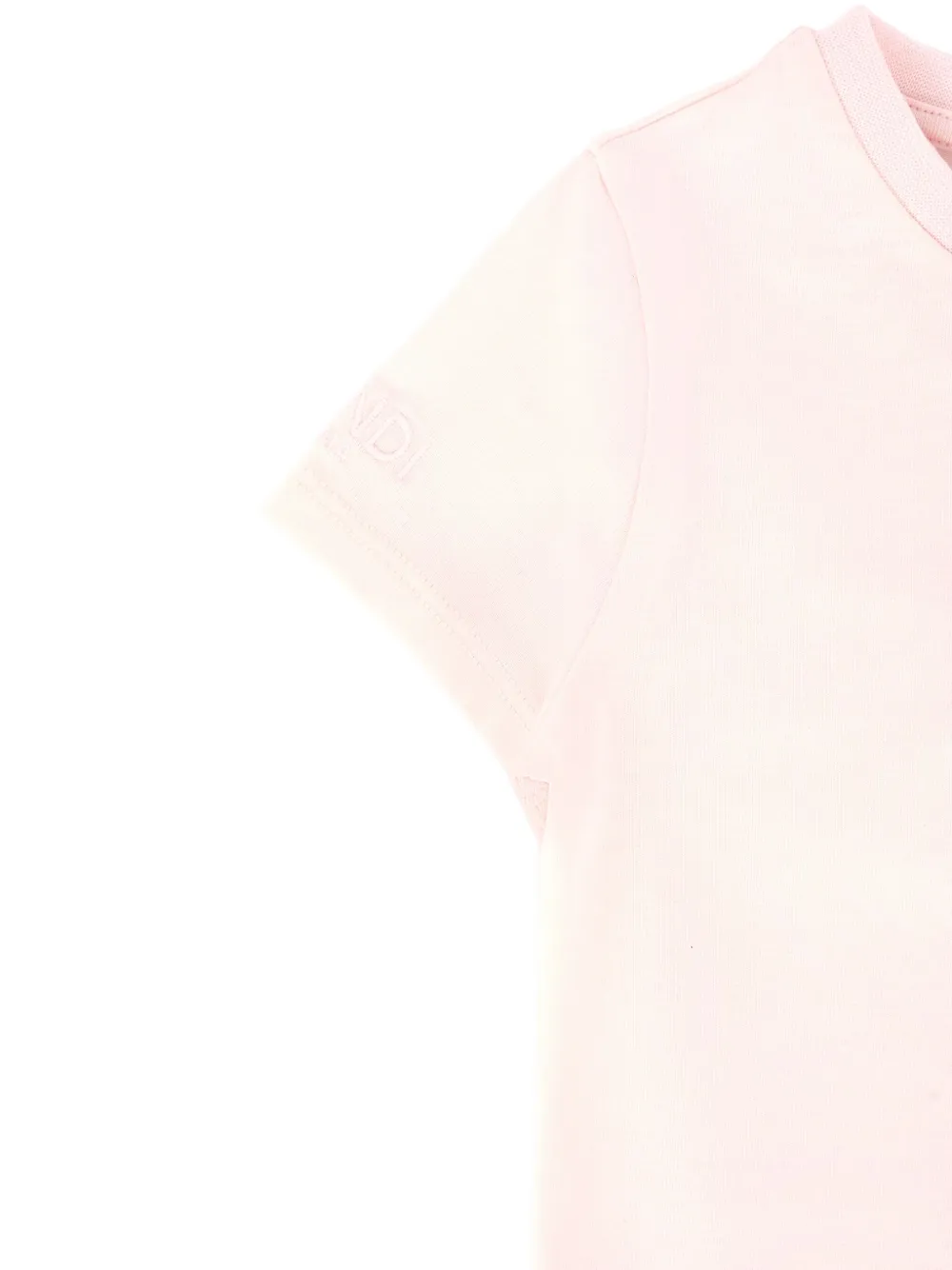 Fendi Kids T-shirt van katoenblend Roze