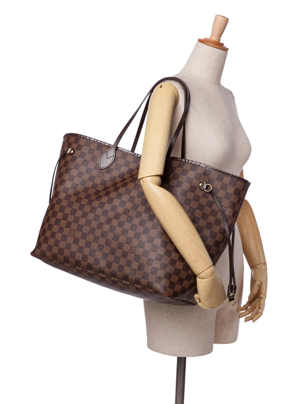 Louis Vuitton Pre-Owned 2012 Damier Ebene Neverfull GM tote bag | Pre-Owned | Image 2
