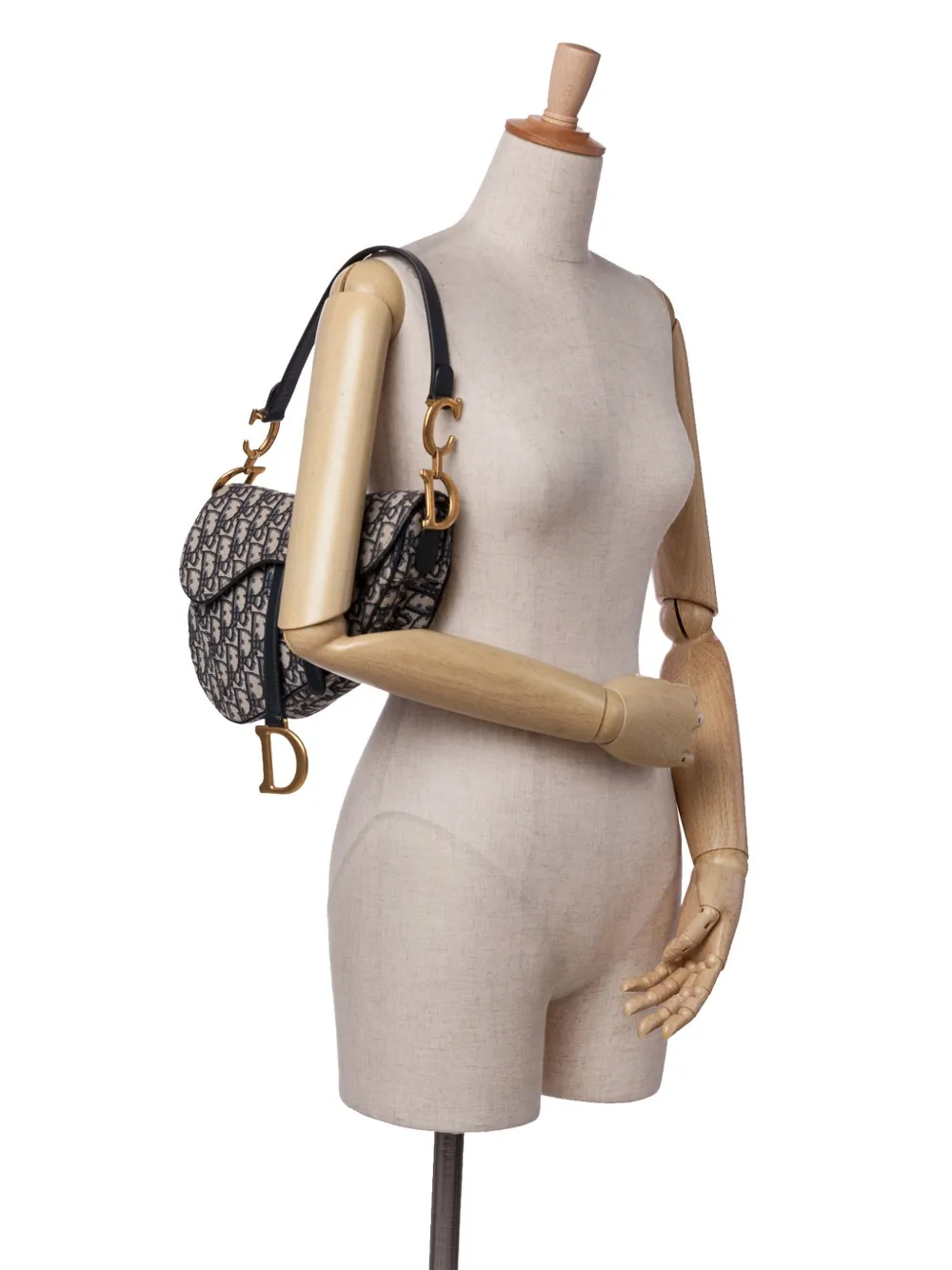 Christian Dior Pre-Owned 2019 Oblique Canvas Saddle Bag shoulder bag | Pre-Owned | Image 2
