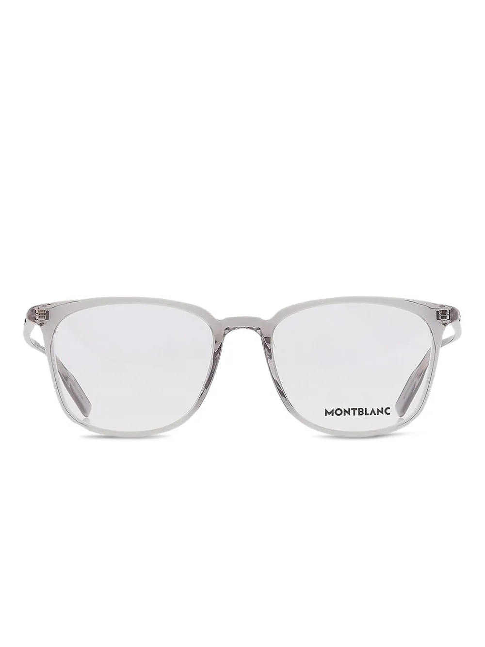 MONT BLANC EYEWEAR Occhiali squadrati in acetato - Grigio