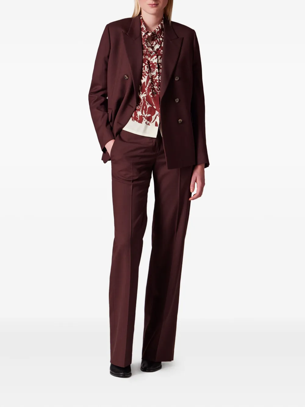Paul Smith Doppelreihiger Blazer In Brown