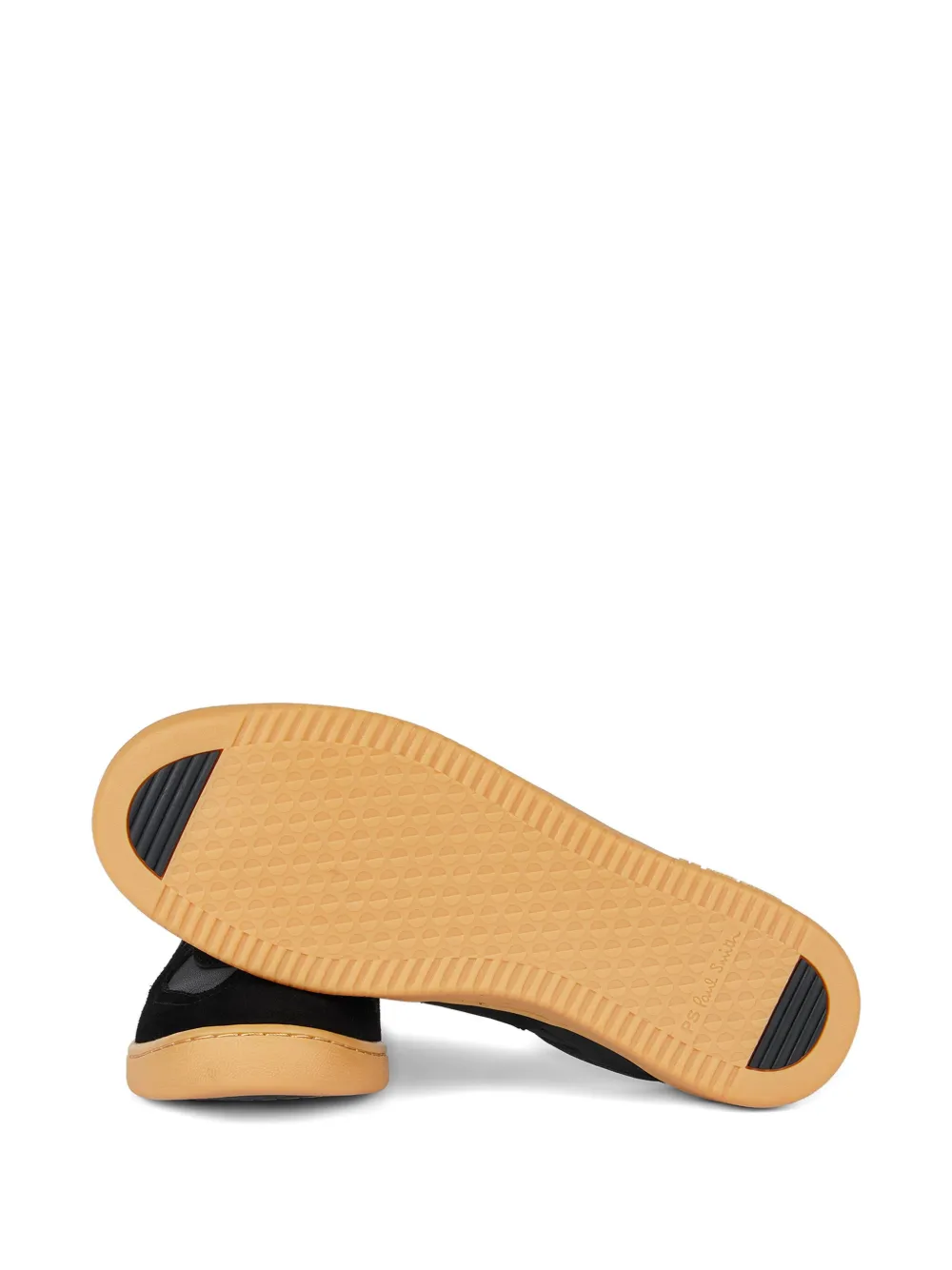 PS Paul Smith Roberto leren suède sneakers Zwart