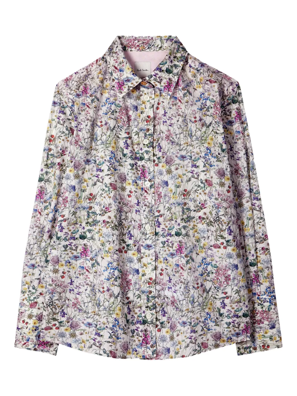 Paul Smith Floral Buttoned Shirt In Multi