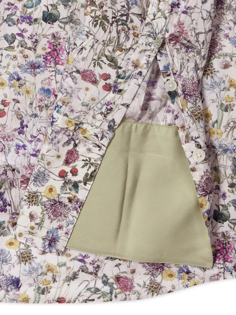 Paul Smith Floral Buttoned Shirt In Multi