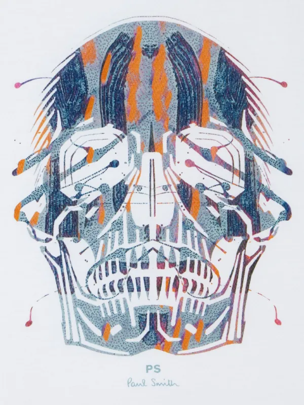 PS Paul Smith skull-print T-shirt | White | FARFETCH CA