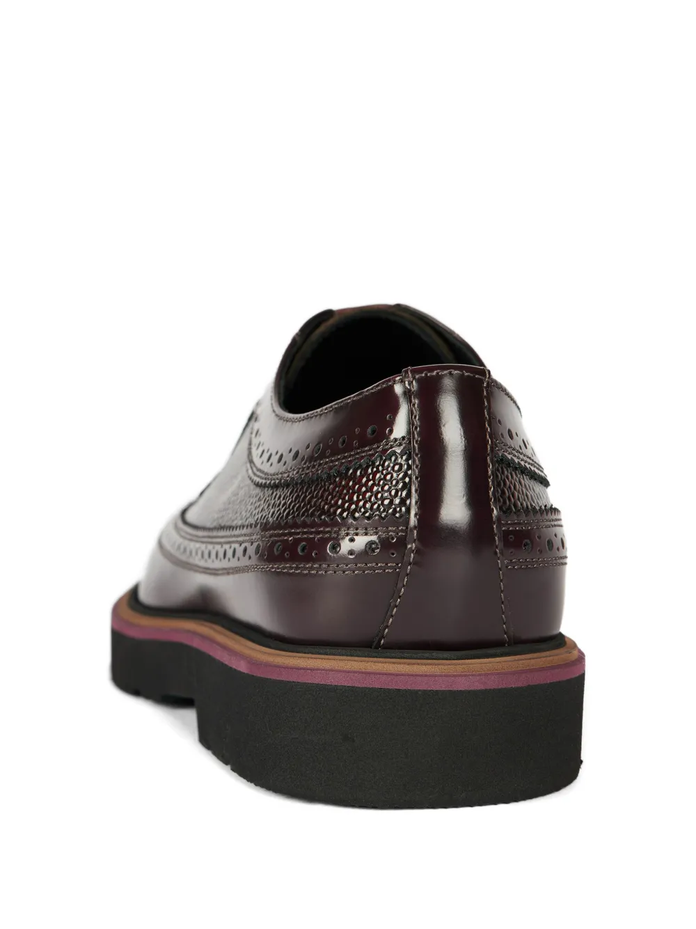 Paul Smith Leren Derby veterschoenen Rood