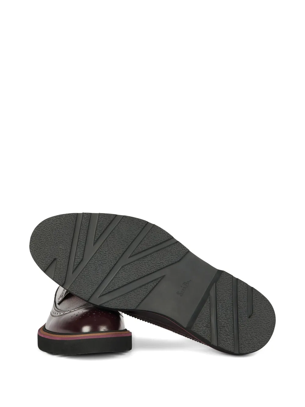 Paul Smith Leren Derby veterschoenen Rood