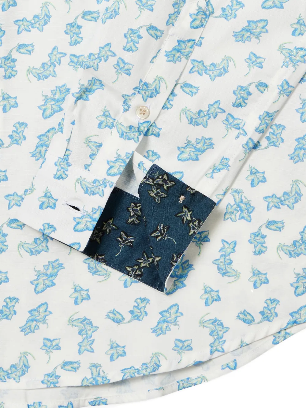 PS Paul Smith Overhemd met bloemenprint Wit