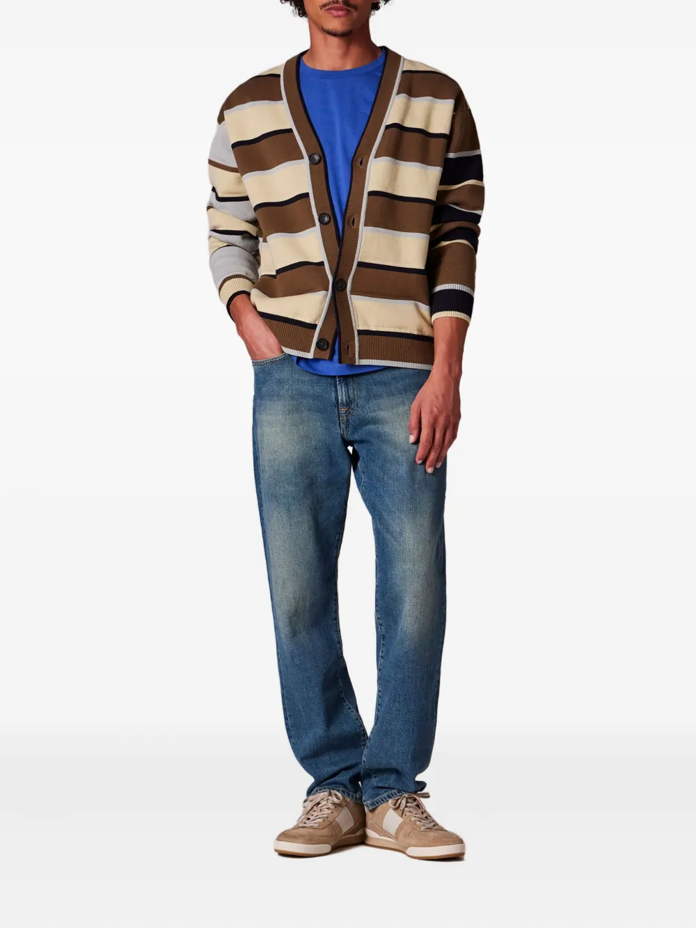 PS Paul Smith cardigan rayé à col v | Cardigans | Image 2