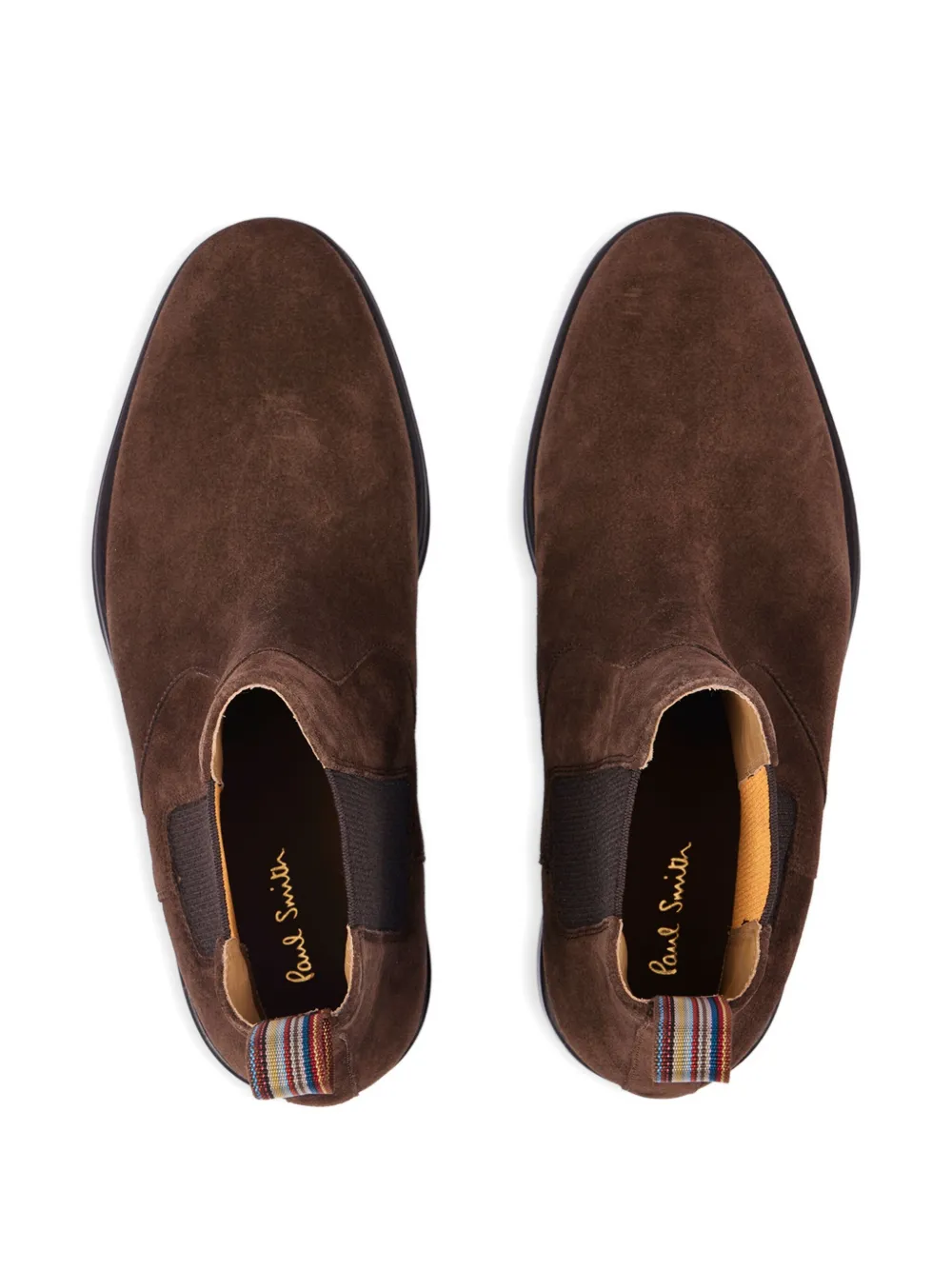 Paul Smith Lawson suède Chelsea laarzen 66 CHOCOLATE BROWN
