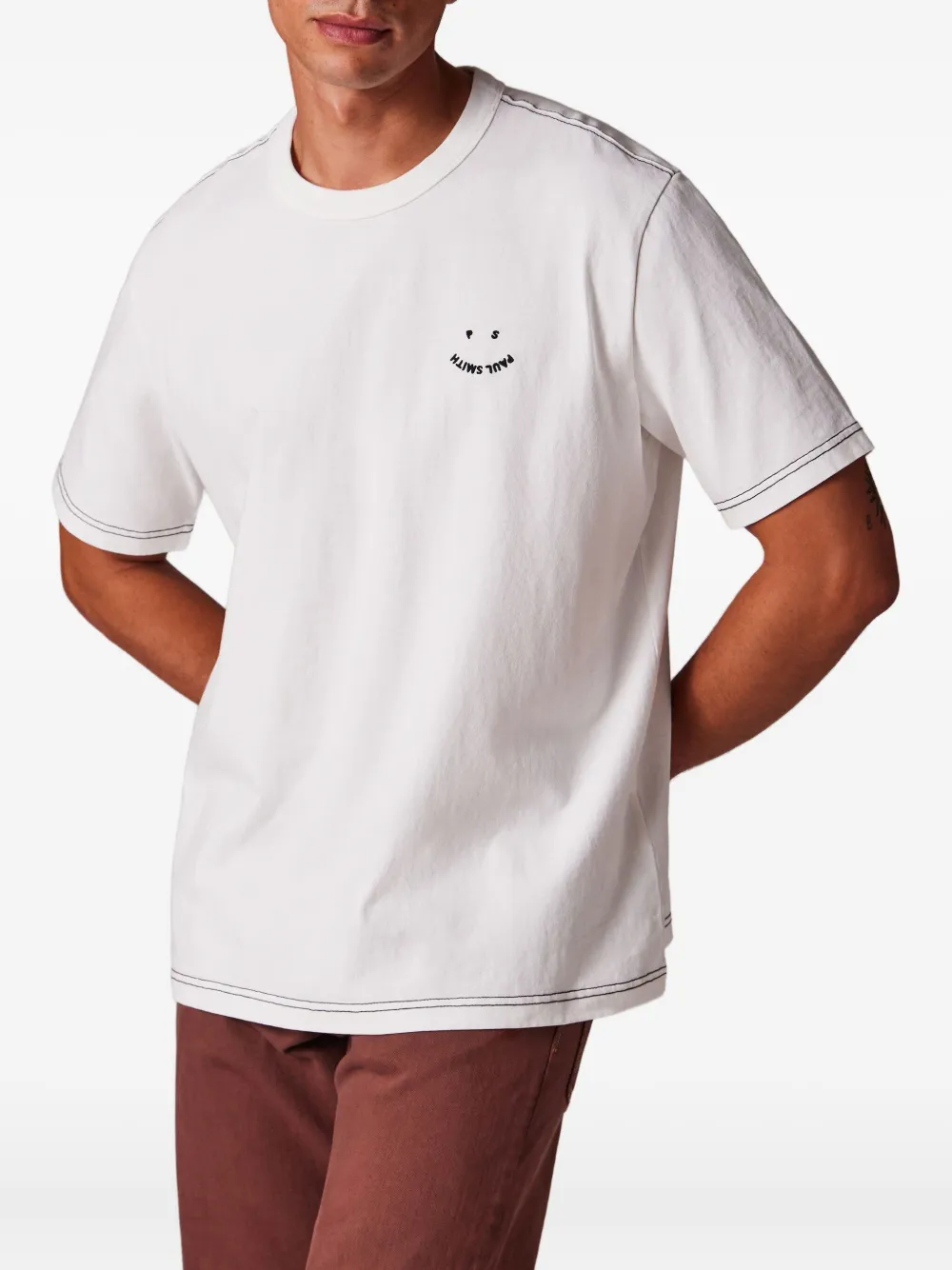 Ps By Paul Smith Cotton T-shirt In White