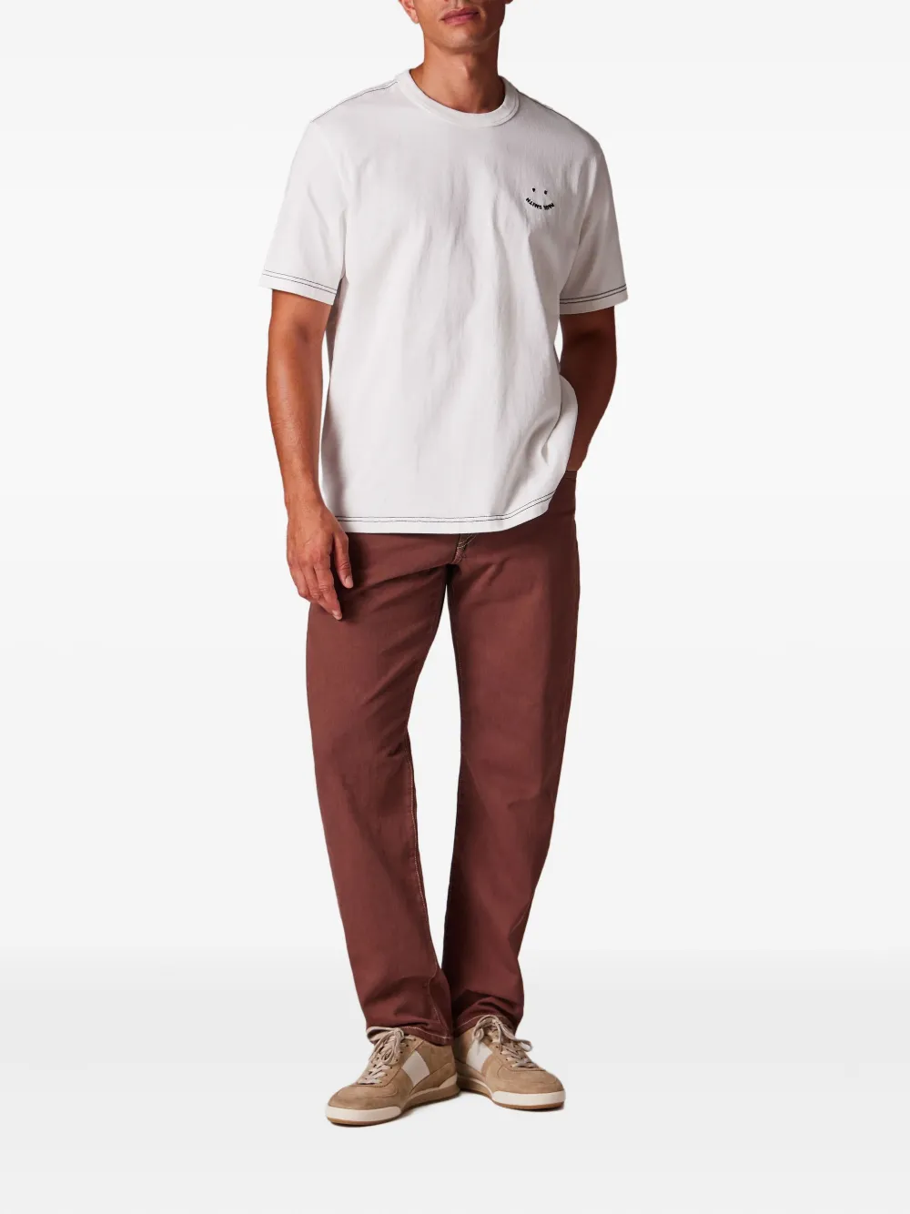 PS Paul Smith Katoenen T-shirt - Wit
