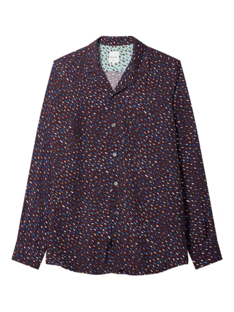 Paul Smith Screen Dance print camp-collar shirt