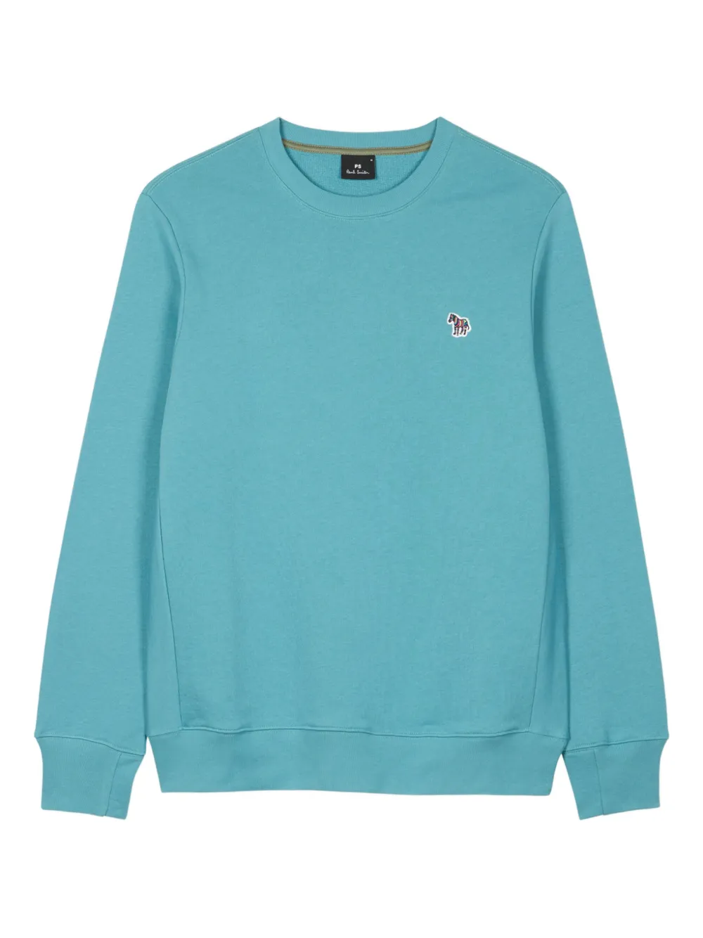 PS Paul Smith sudadera con parche del logo y cuello redondo | azul | Image 1