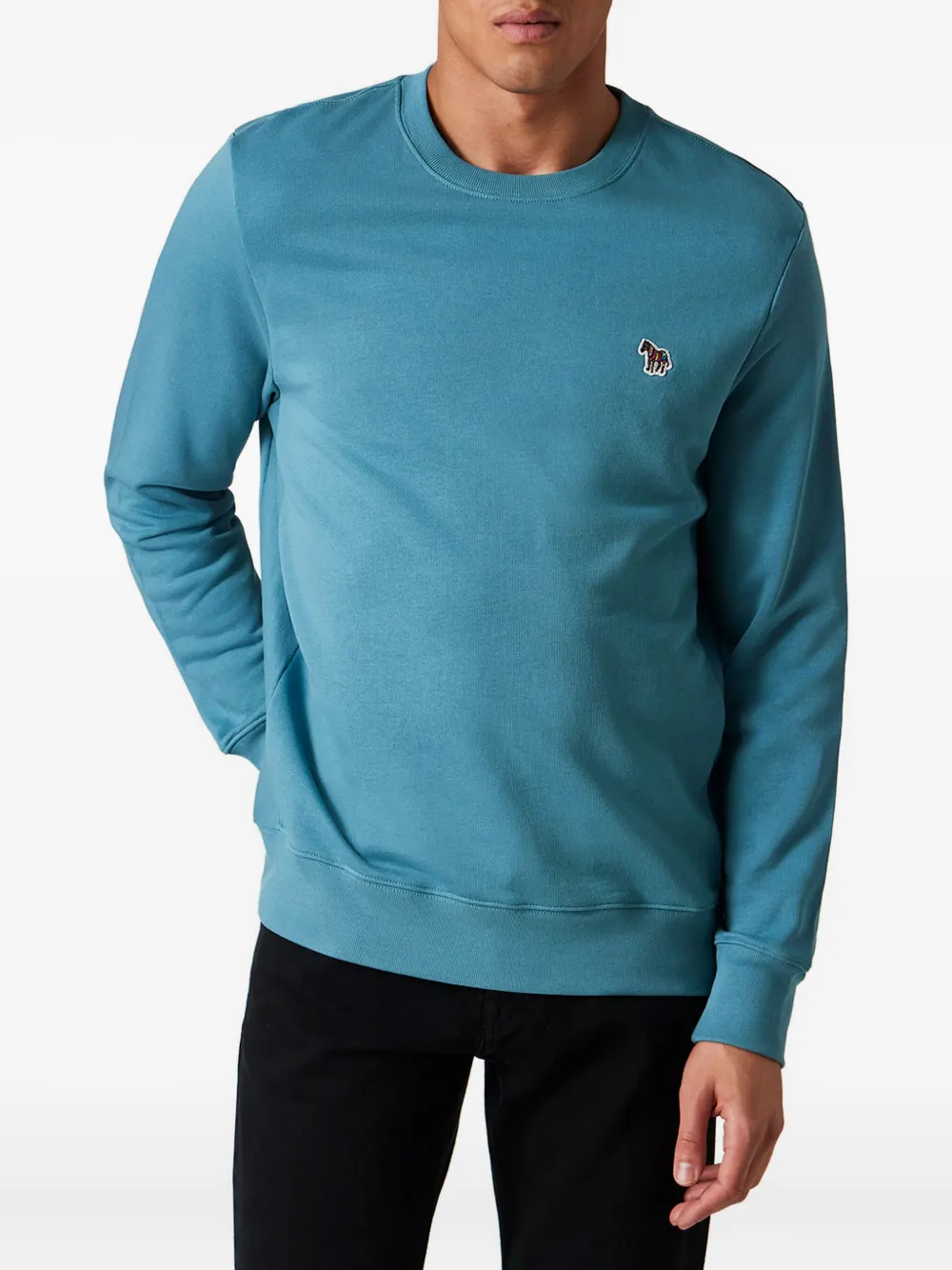 PS Paul Smith Sweater met logopatch - Blauw