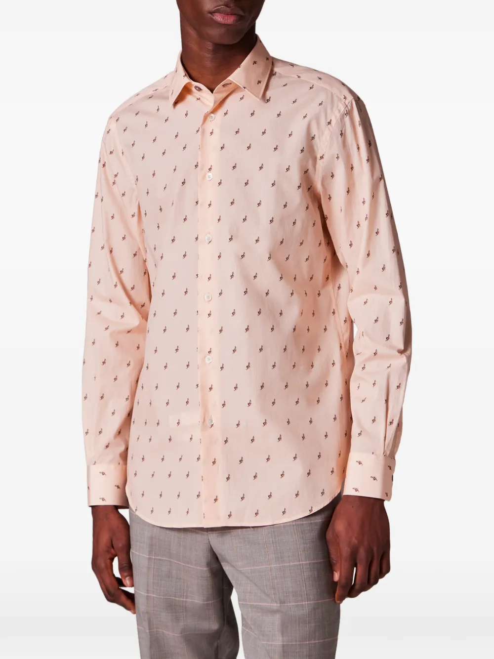Paul Smith butterfly-print shirt - Roze