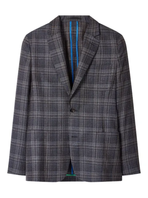 Paul Smith blazer con botones y cuadros estampados