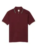 Paul Smith striped-details polo shirt - Red