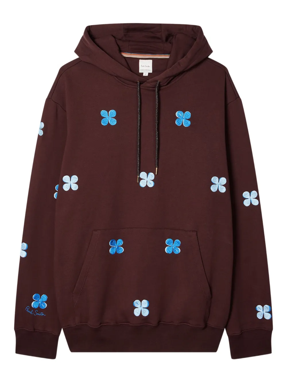Paul Smith hoodie crop à fleurs brodées | marron | Image 1
