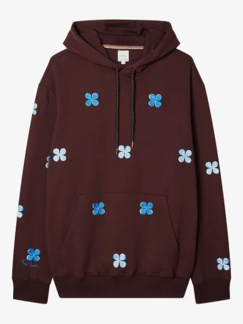 Paul Smith flower-embroidered hoodie