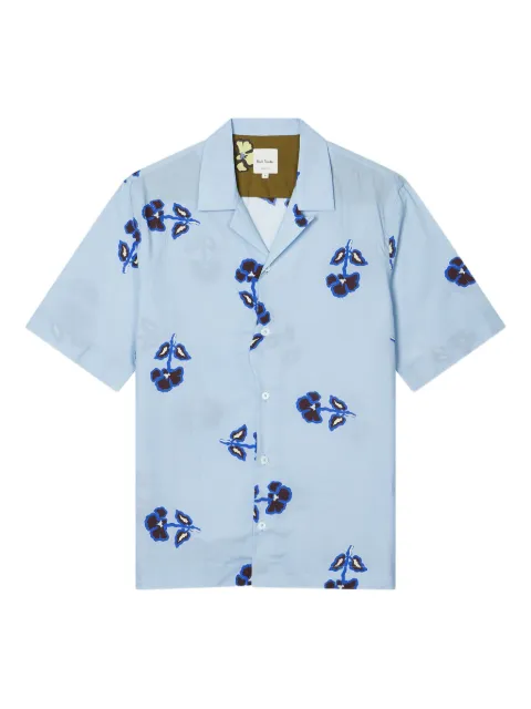Paul Smith Tri Flower revere shirt