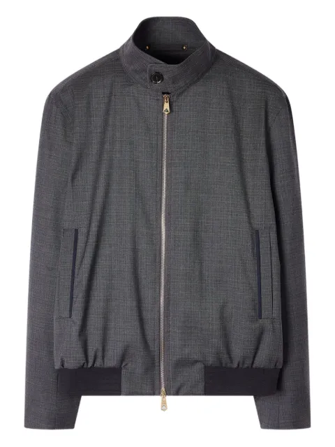 Paul Smith check-pattern bomber jacket