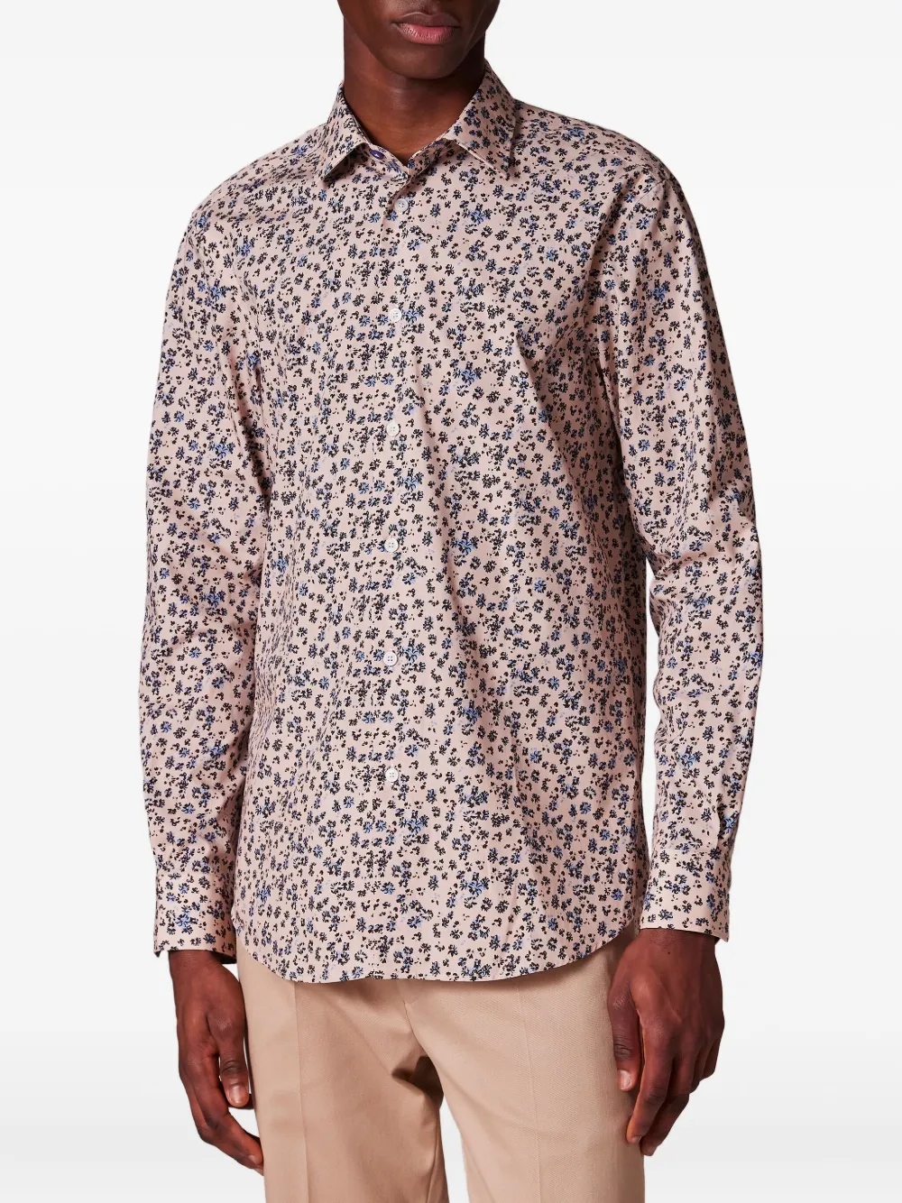 Paul Smith Overhemd met madeliefjes-print - Roze