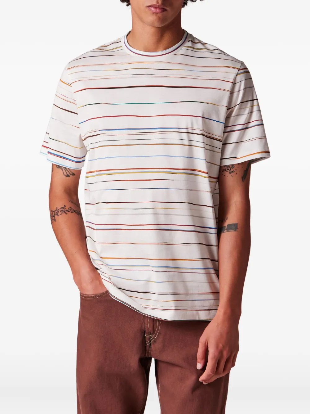 Paul Smith T-shirt met ronde hals - Wit