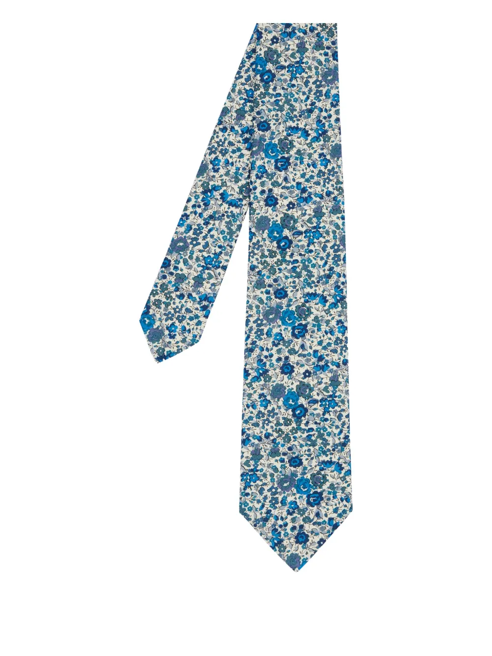 Paul Smith floral print tie | Blue | Image 1