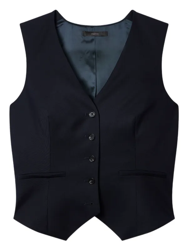 Paul Smith Buttoned Waistcoat in Blue