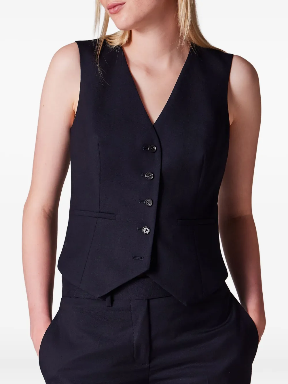 Paul Smith Gilet met knopen Blauw
