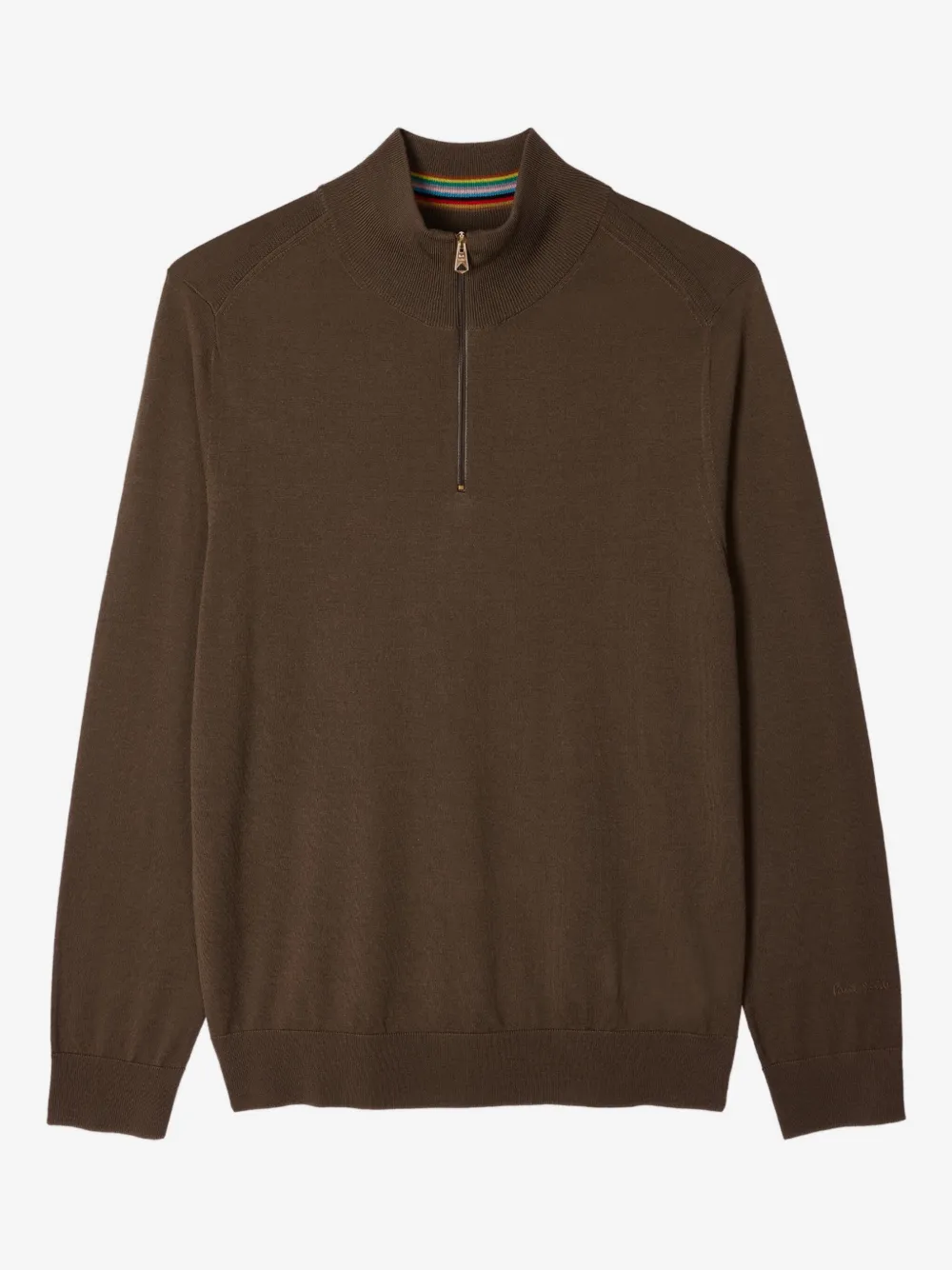 Paul Smith pull à col zippé | marron | Image 1