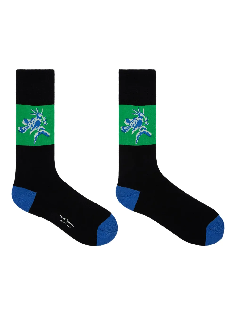 Paul Smith bird-print panelled socks | Image 2