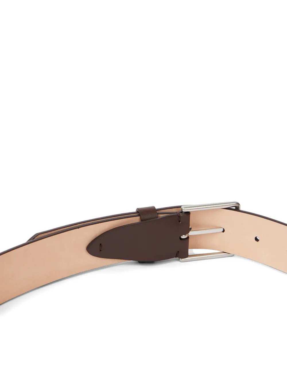 Paul Smith Artist Stripe Belt In Brown