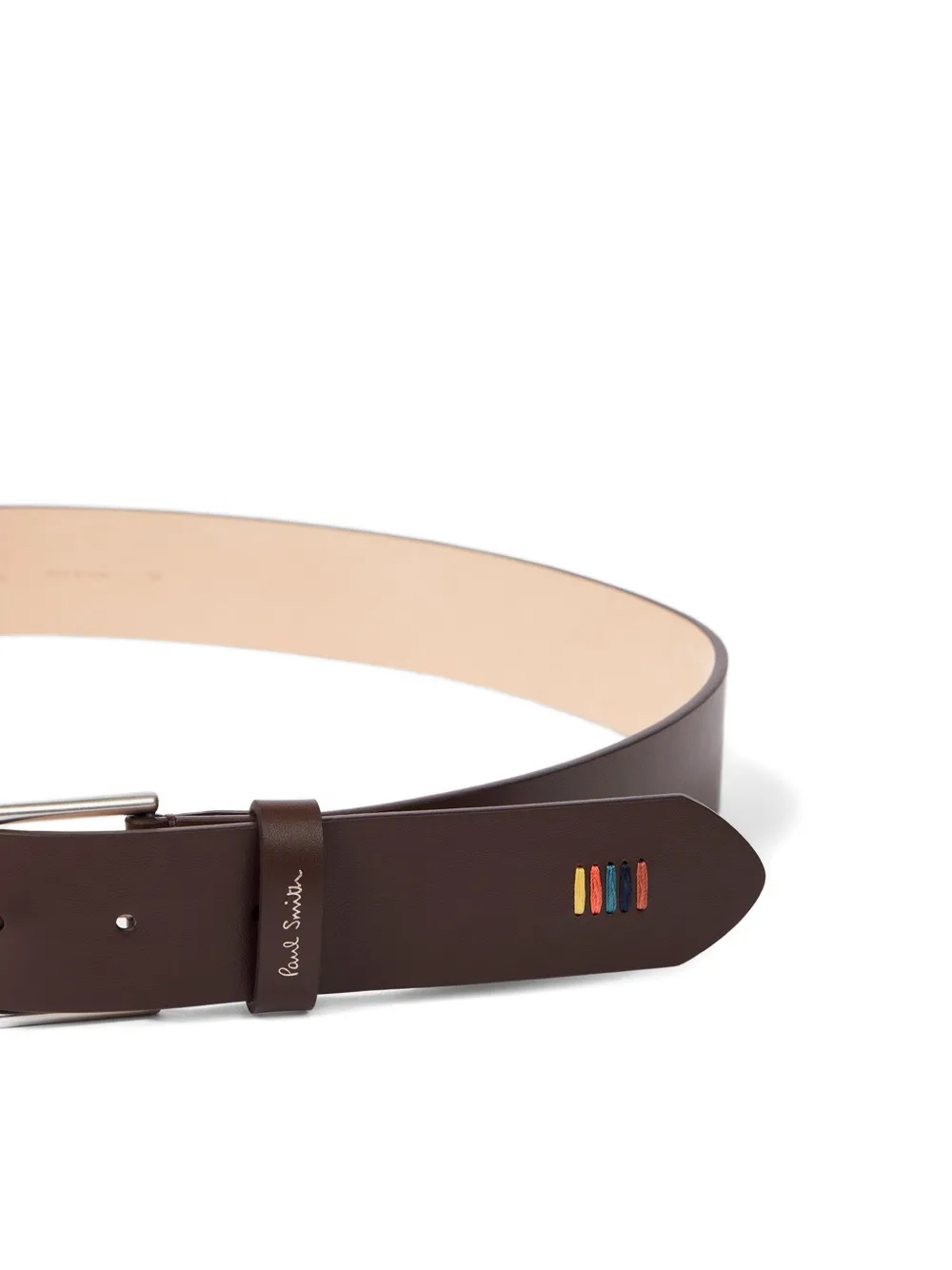 Paul Smith Artist Stripe belt - Bruin