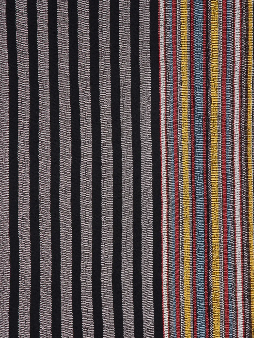 Paul Smith Signature gestreepte sjaal Zwart