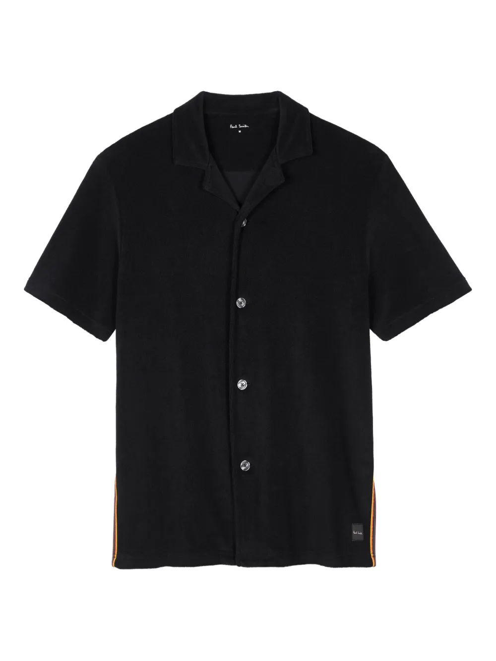 Paul Smith polo en coton à bandes rayées | noir | Image 1