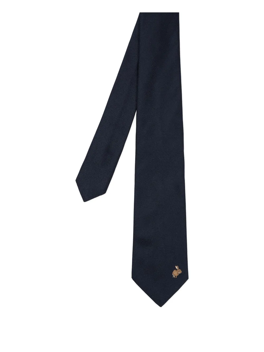 Paul Smith rabbit-embellished tie | Blue | Image 1