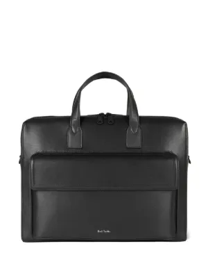 Paul Smith Leather Laptop Bag | Black | FARFETCH