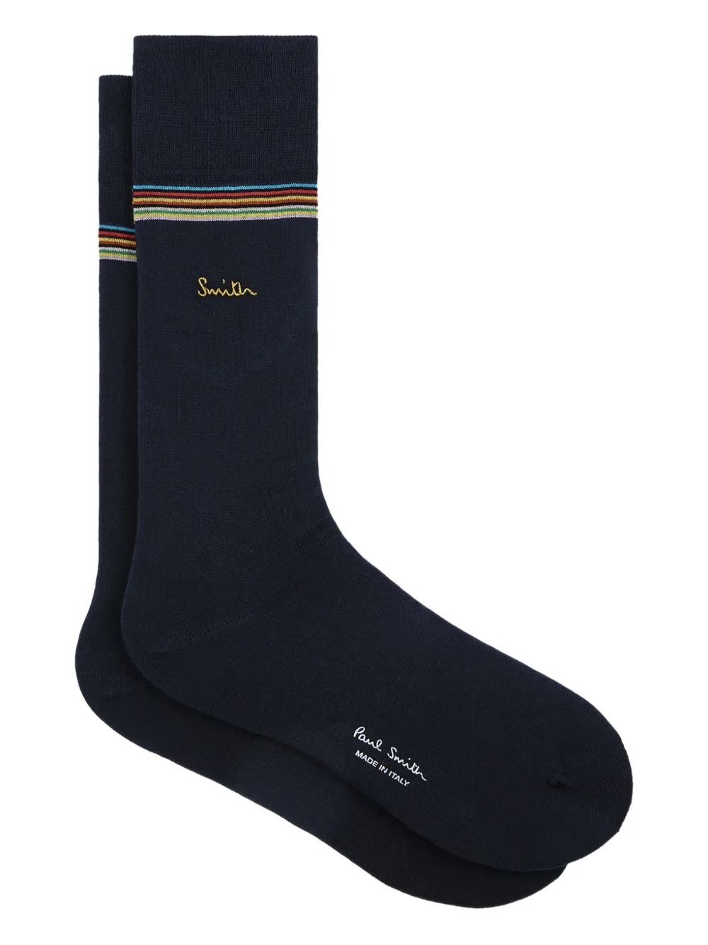 Paul Smith stripe-detail socks | Blue | Image 1