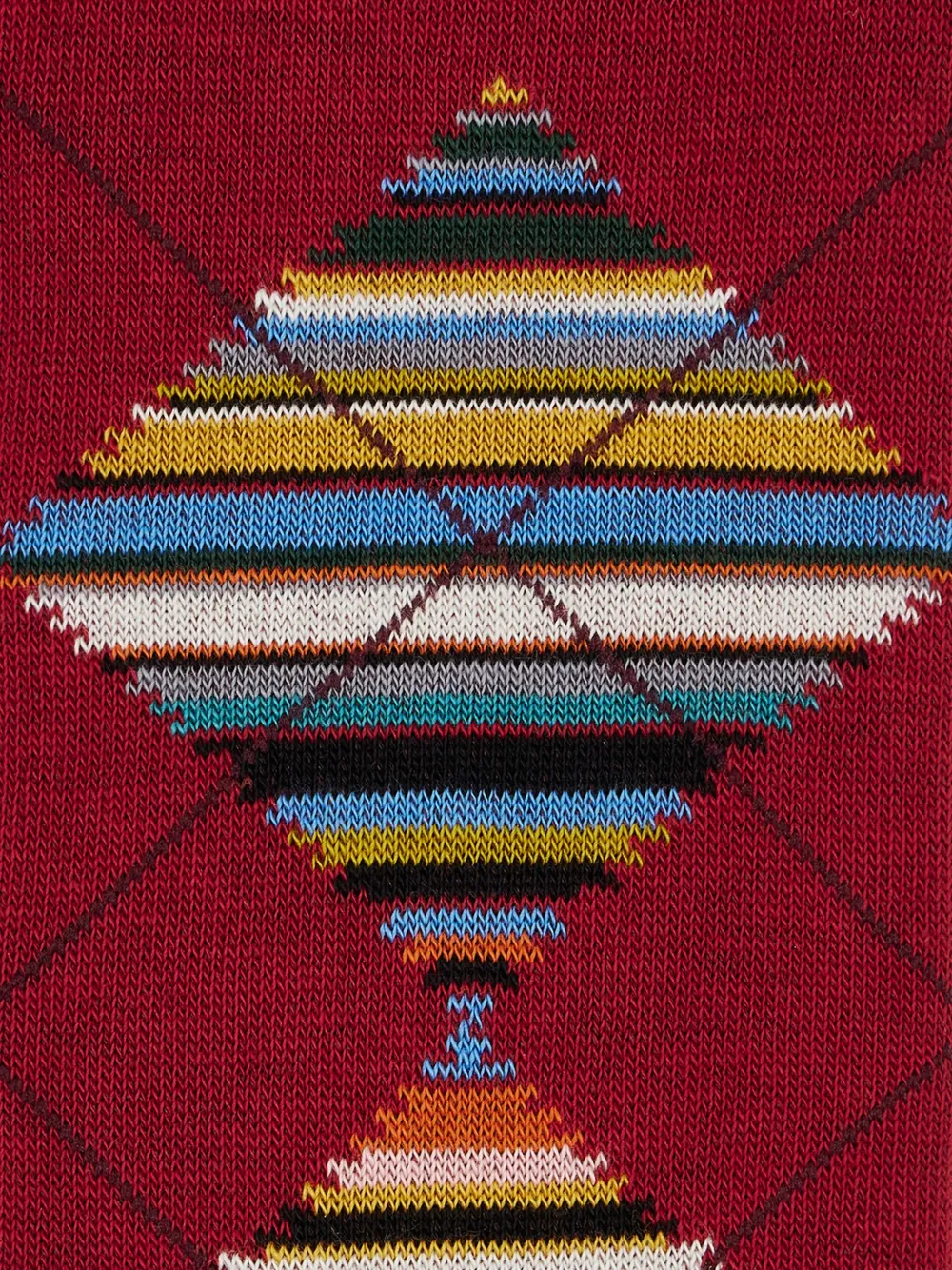 Paul Smith Argyle-pattern Socks In Red