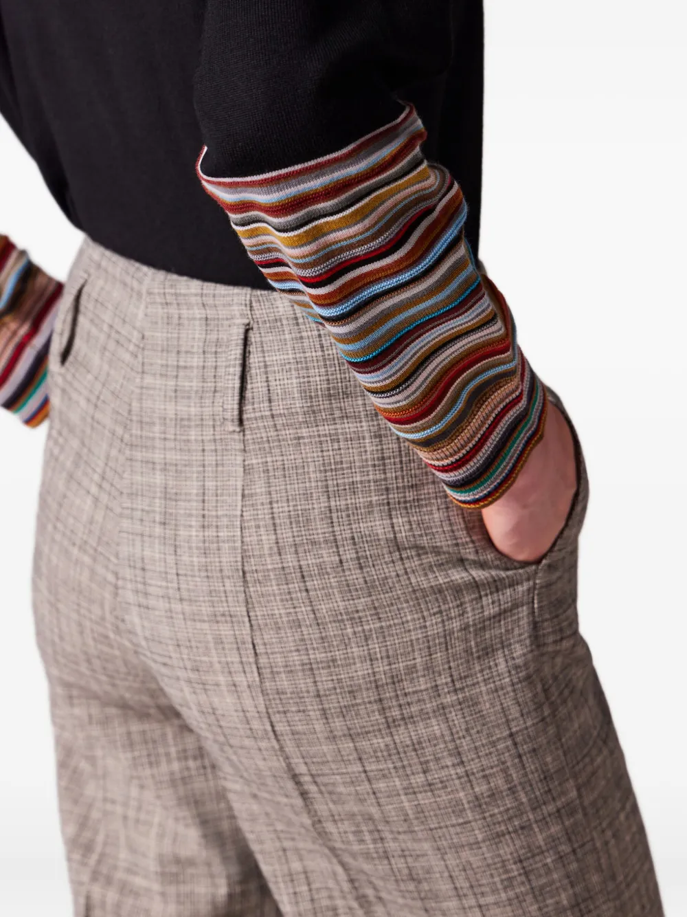 Ps By Paul Smith Karierte Hose In Gray