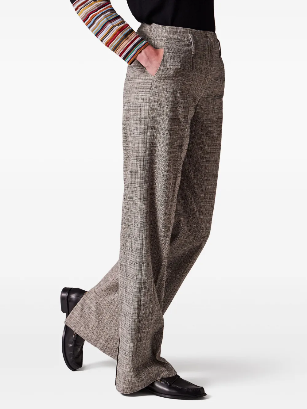 Ps By Paul Smith Karierte Hose In Gray