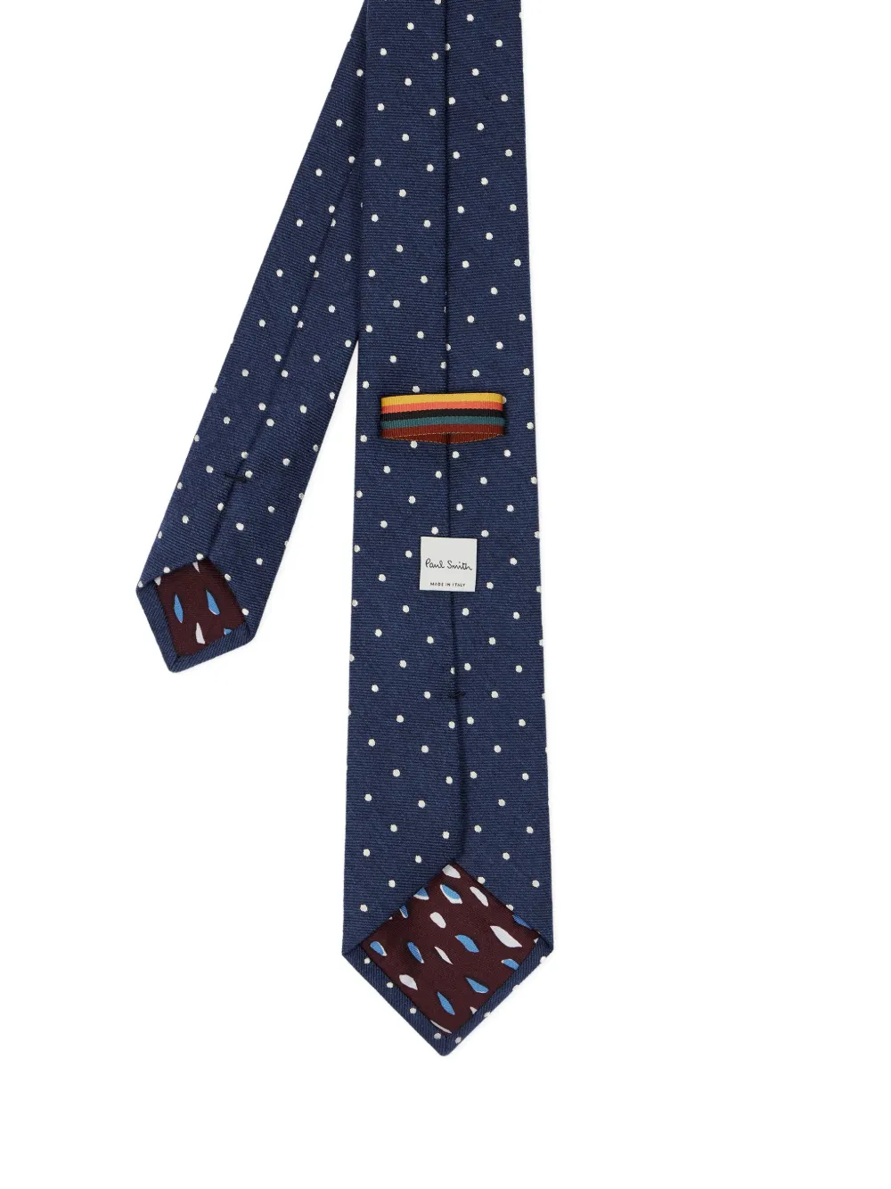 Paul Smith Spot wollen stropdas - Blauw