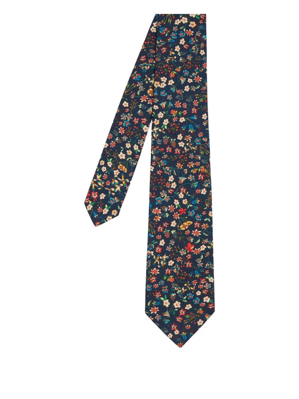 Paul Smith cravate à détails de fleurs | bleu | Image 1