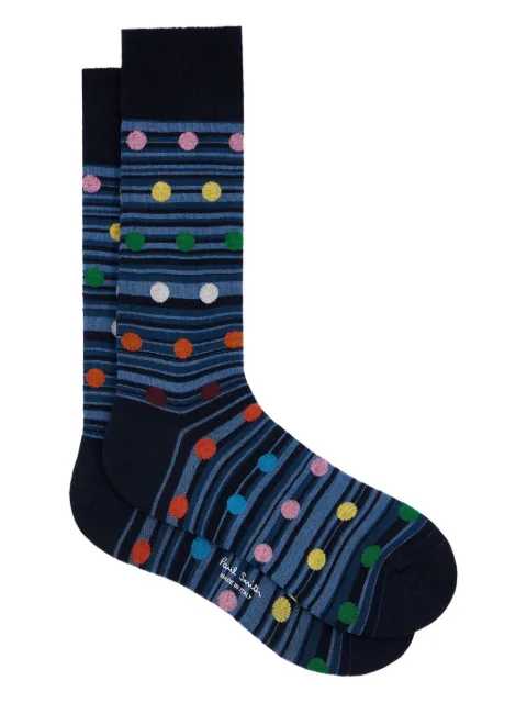 Paul Smith stripe-dot socks