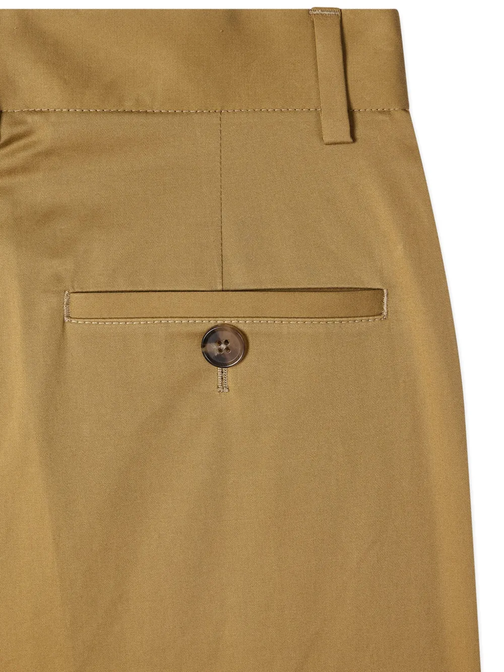 Paul Smith Seam-detail Cropped Trousers In Brown