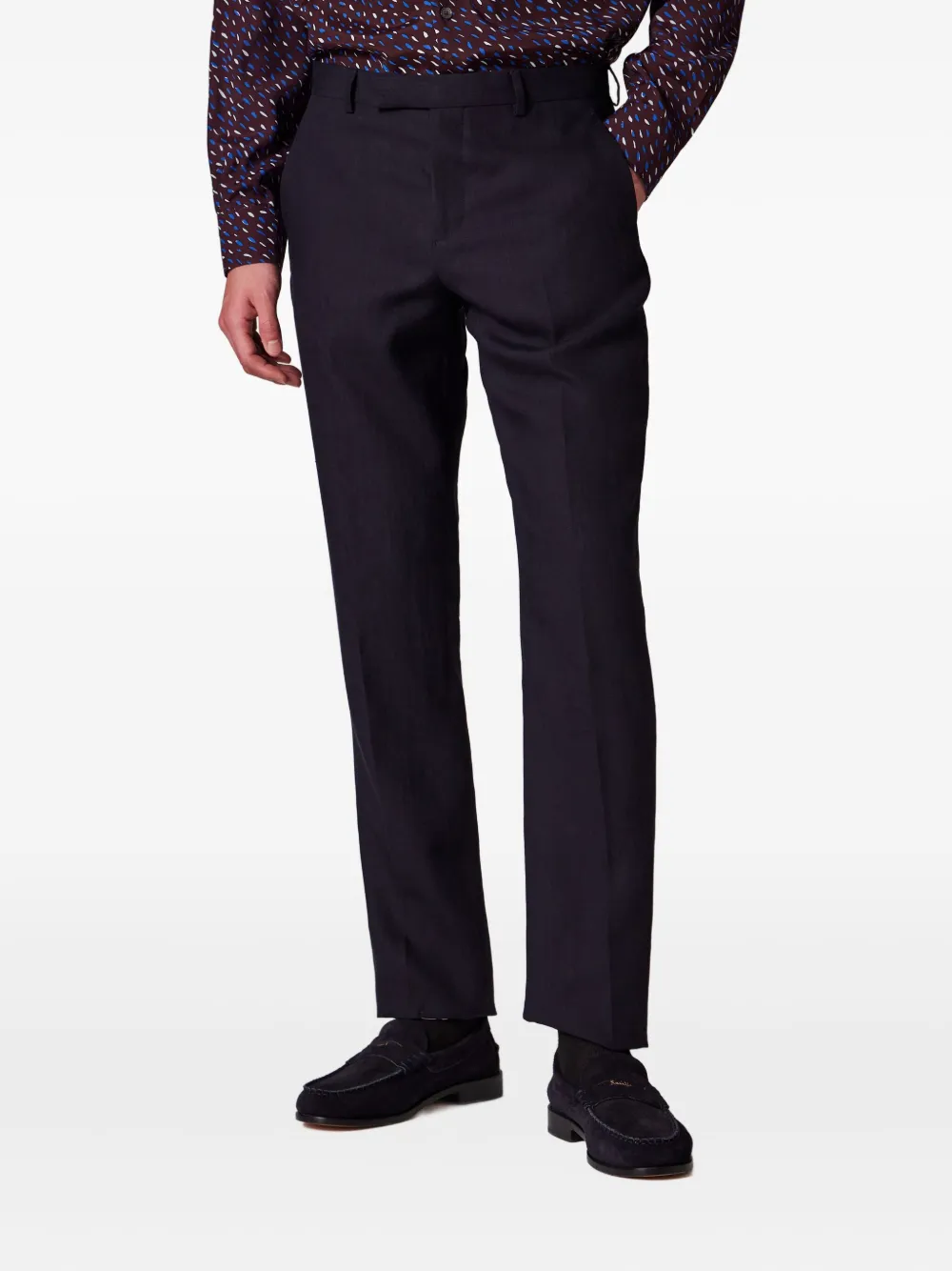  Paul Smith Linen Trousers - Blue 