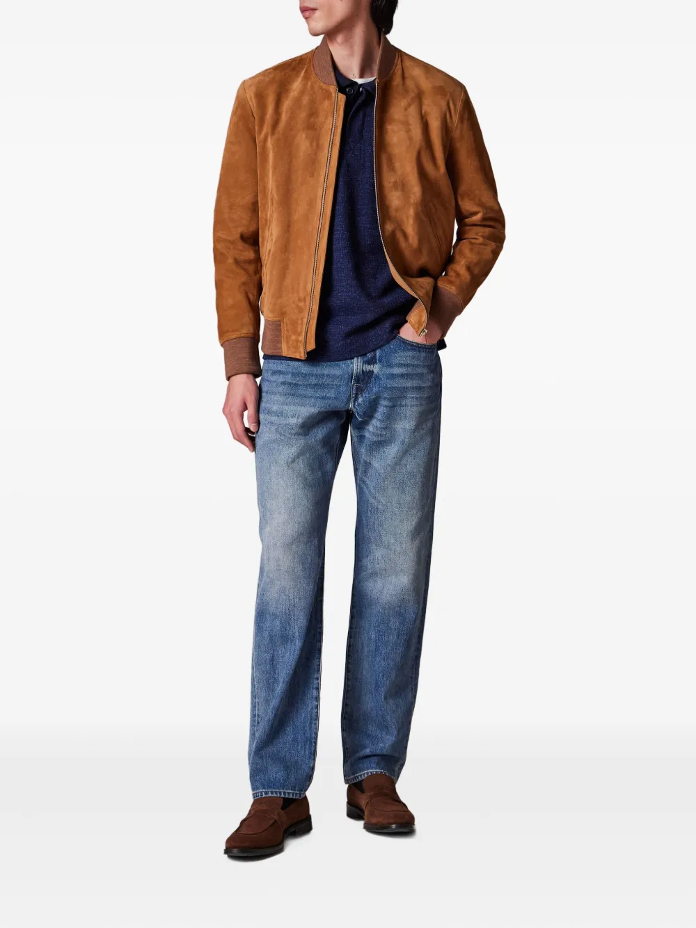 Paul Smith Button-up poloshirt - Blauw